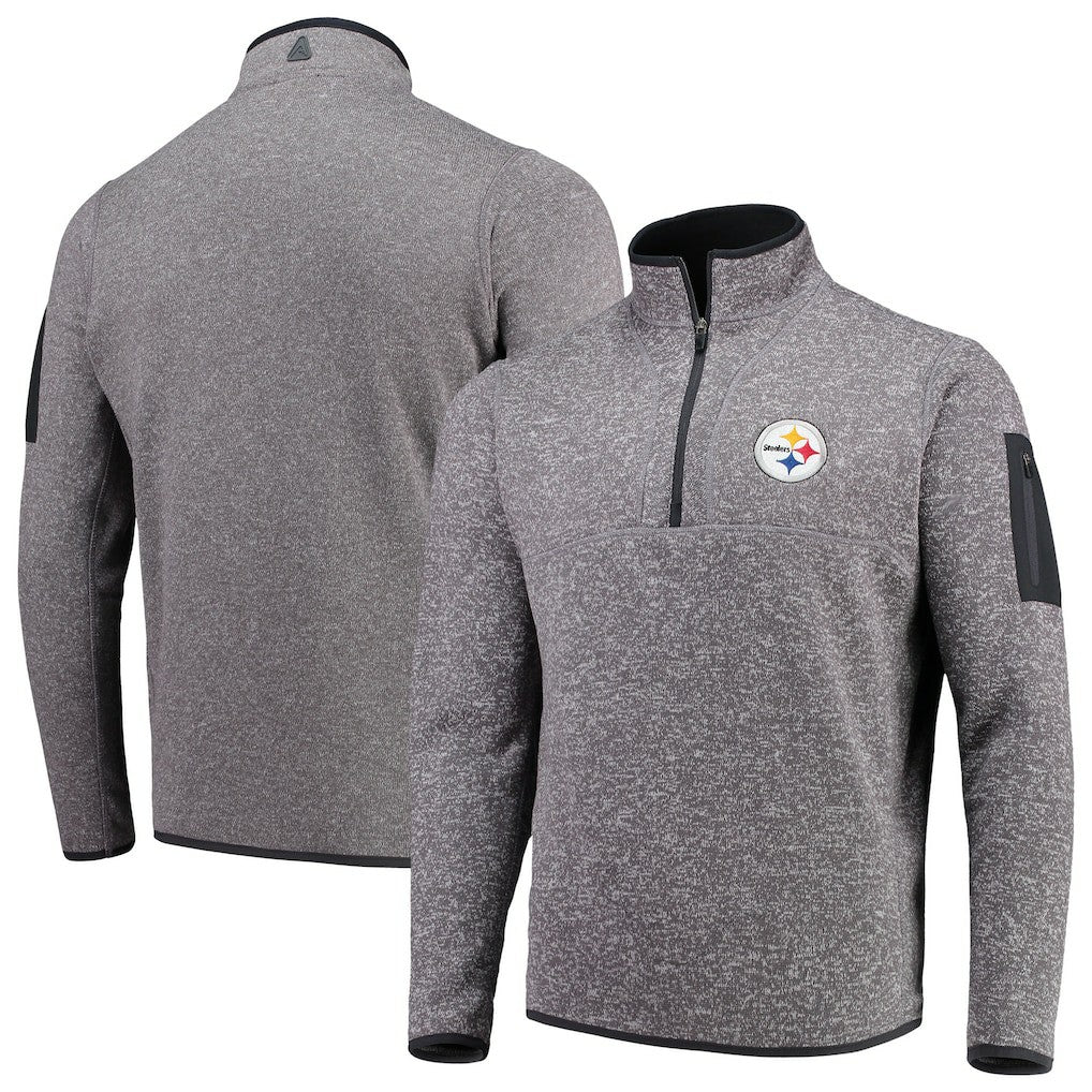 Pittsburgh Steelers  Antigua Fortune Quarter-Zip Pullover Jacket