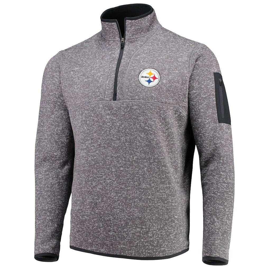 Pittsburgh Steelers  Antigua Fortune Quarter-Zip Pullover Jacket
