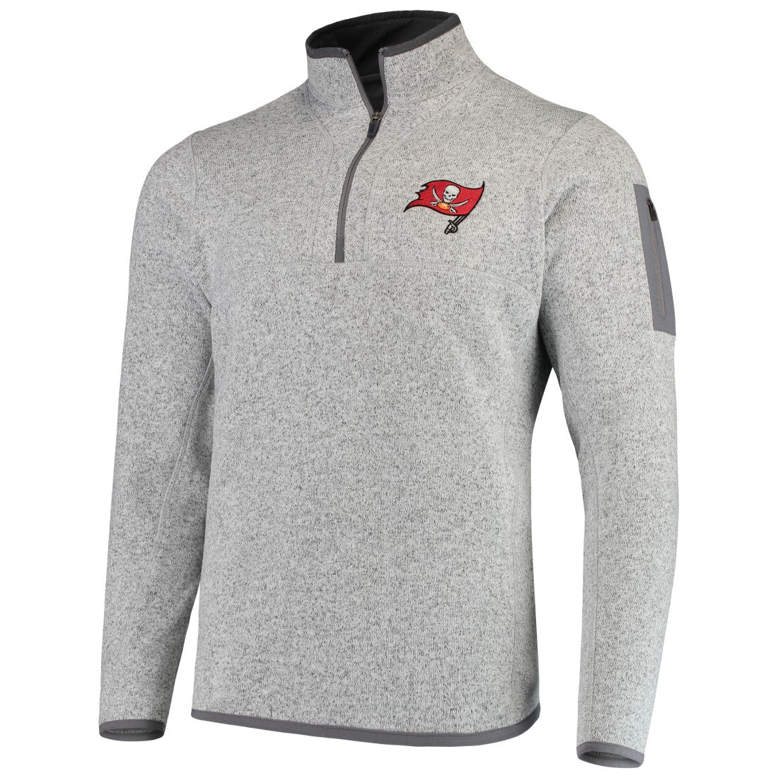 Tampa Bay Buccaneers  Antigua Fortune Quarter-Zip Pullover Jacket