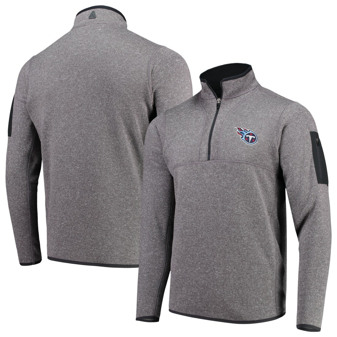 Tennessee Titans  Antigua Fortune Quarter-Zip Pullover Jacket