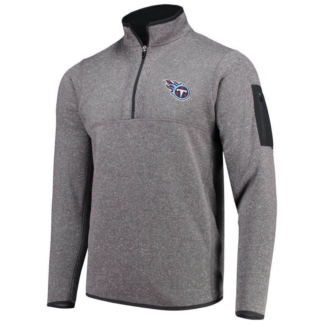 Tennessee Titans  Antigua Fortune Quarter-Zip Pullover Jacket