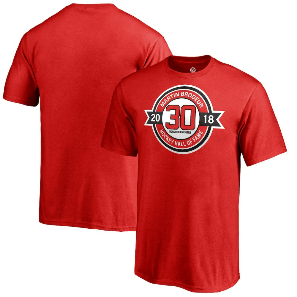 Martin Brodeur New Jersey Devils Fanatics Youth Hall of Fame T-Shirt On Sale