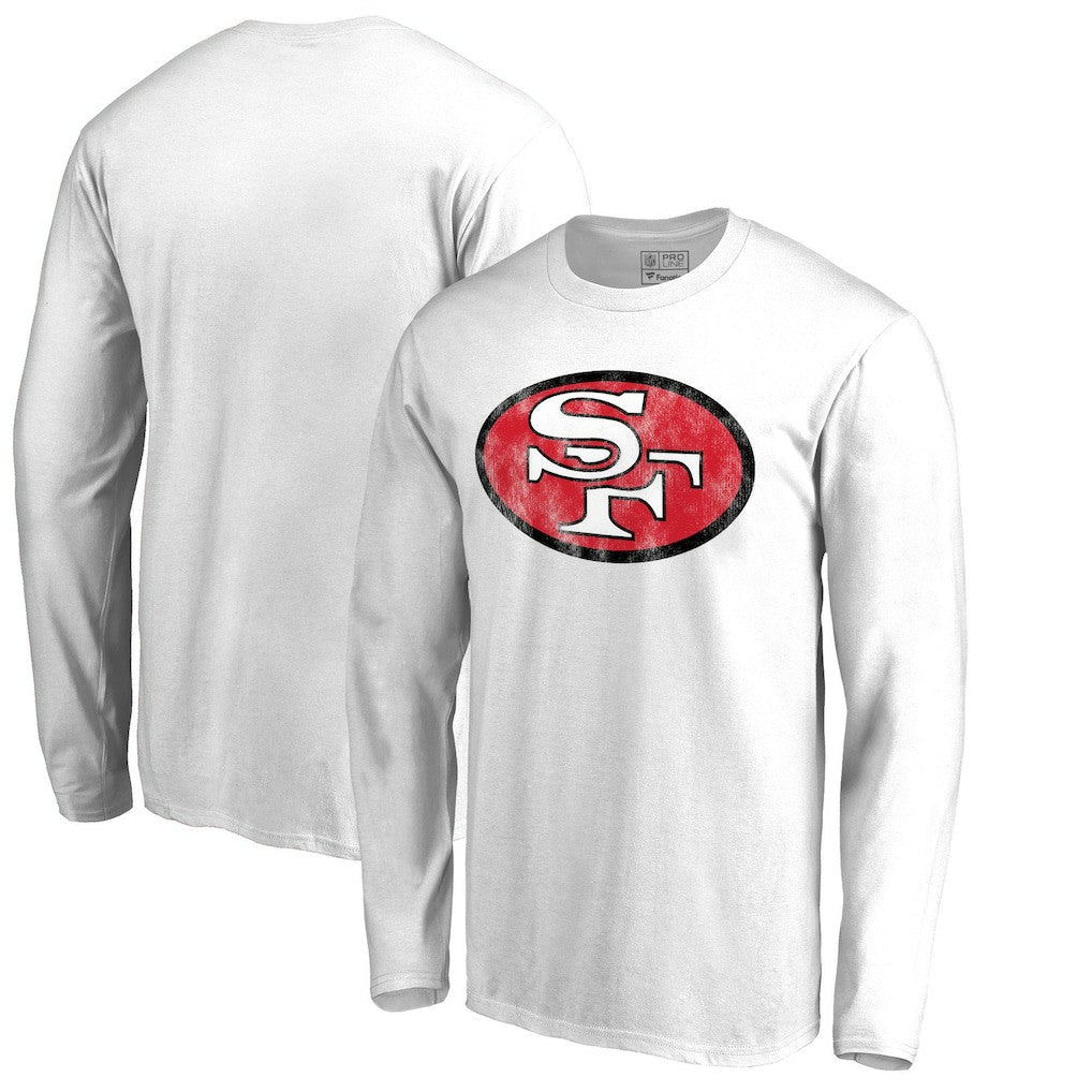 San Francisco 49ers  Throwback Logo Long Sleeve T-shirt