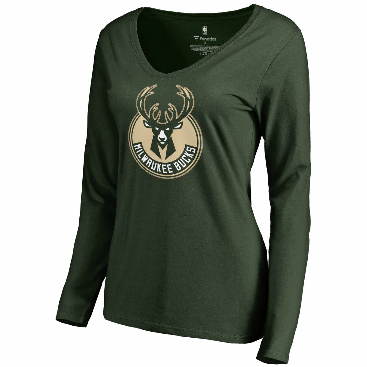 Giannis Antetokounmpo Milwaukee Bucks Women's Team Backer Name & Number Long Sleeve V-Neck T-Shirt Online