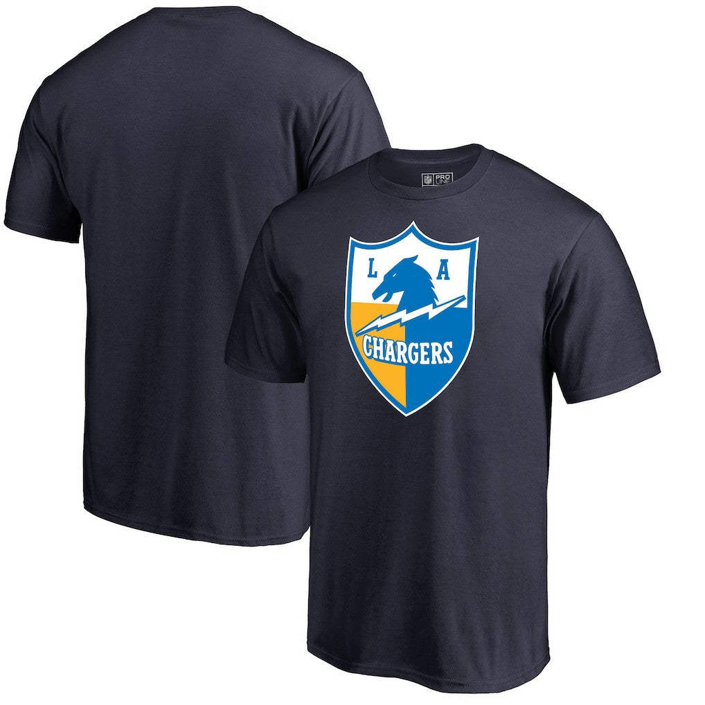 Los Angeles Chargers  Vintage Shield Logo T-Shirt