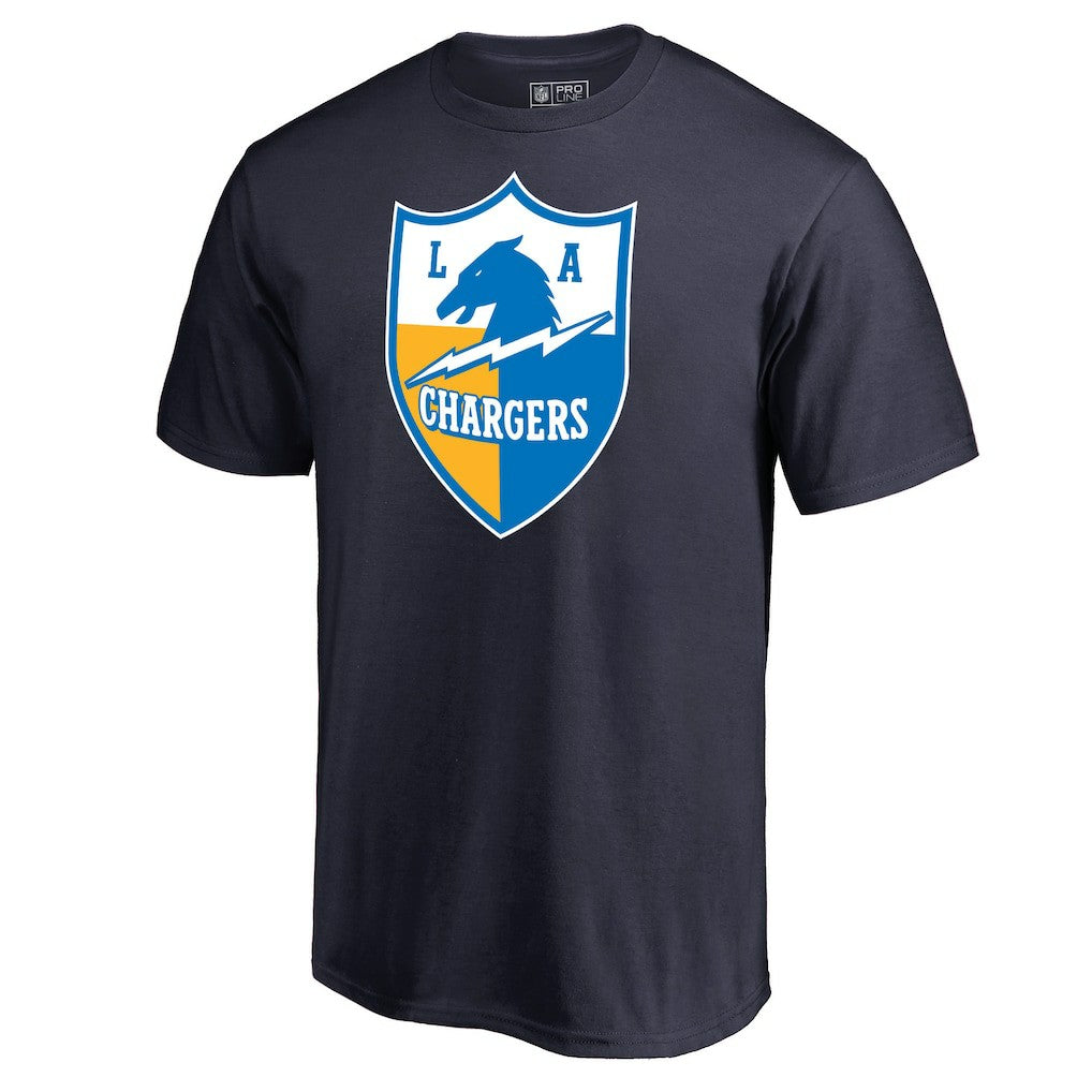 Los Angeles Chargers  Vintage Shield Logo T-Shirt