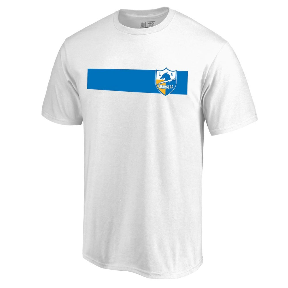 Los Angeles Chargers  Vintage Rugby Stripe T-Shirt