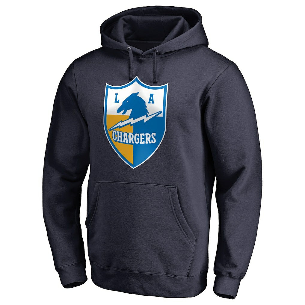 Los Angeles Chargers  Vintage Shield Logo Pullover Hoodie