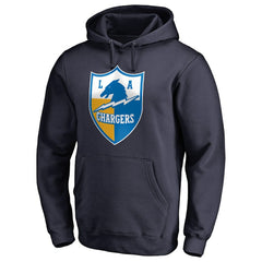Los Angeles Chargers  Vintage Shield Logo Pullover Hoodie