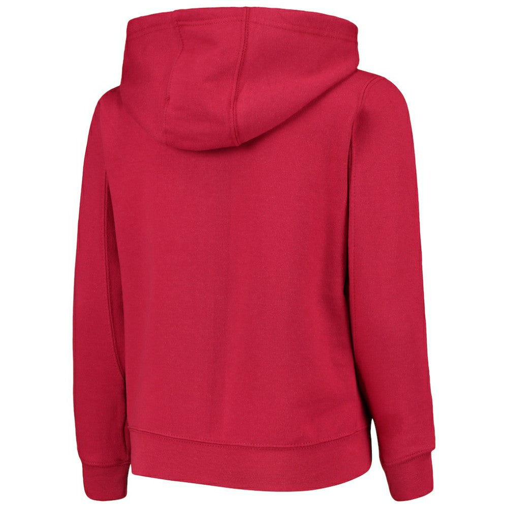 Washington Nationals Youth Team Color Wordmark Full-Zip Hoodie | MLB Discount