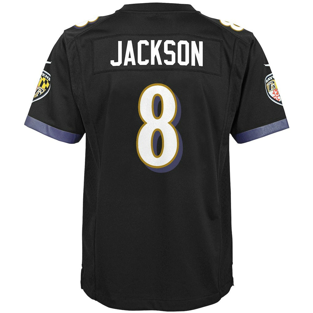 Baltimore Ravens Nike Lamar Jackson  Youth Game Jersey