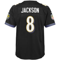 Baltimore Ravens Nike Lamar Jackson  Youth Game Jersey