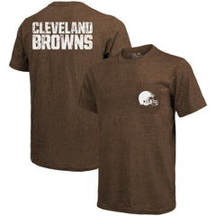 Cleveland Browns  Majestic Threads Tri-Blend Pocket T-Shirt