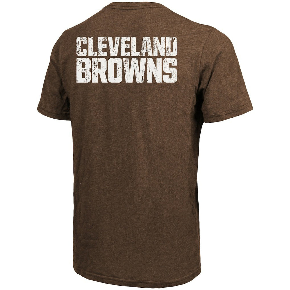 Cleveland Browns  Majestic Threads Tri-Blend Pocket T-Shirt