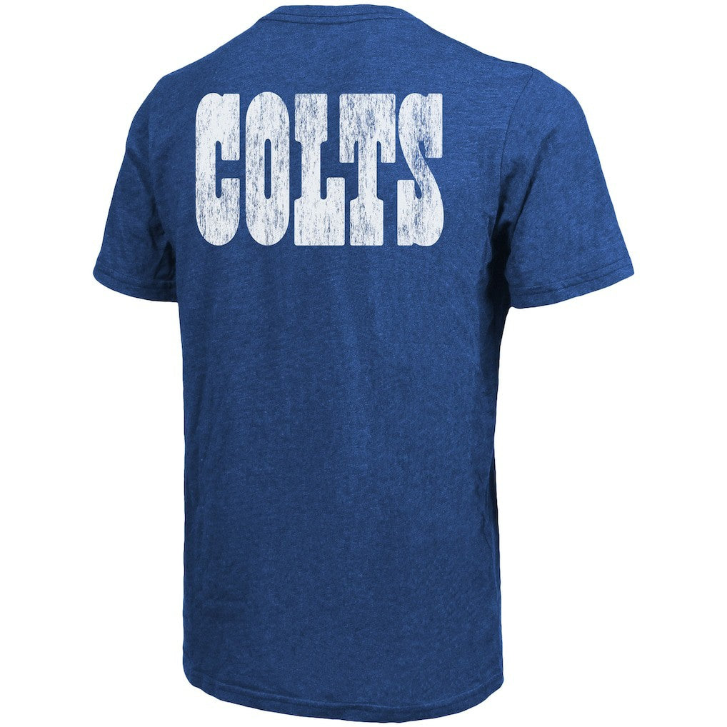 Indianapolis Colts  Majestic Threads Tri-Blend Pocket T-Shirt