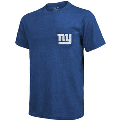New York Giants  Majestic Threads Tri-Blend Pocket T-Shirt