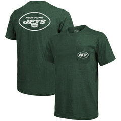 New York Jets  Majestic Threads Tri-Blend Pocket T-Shirt