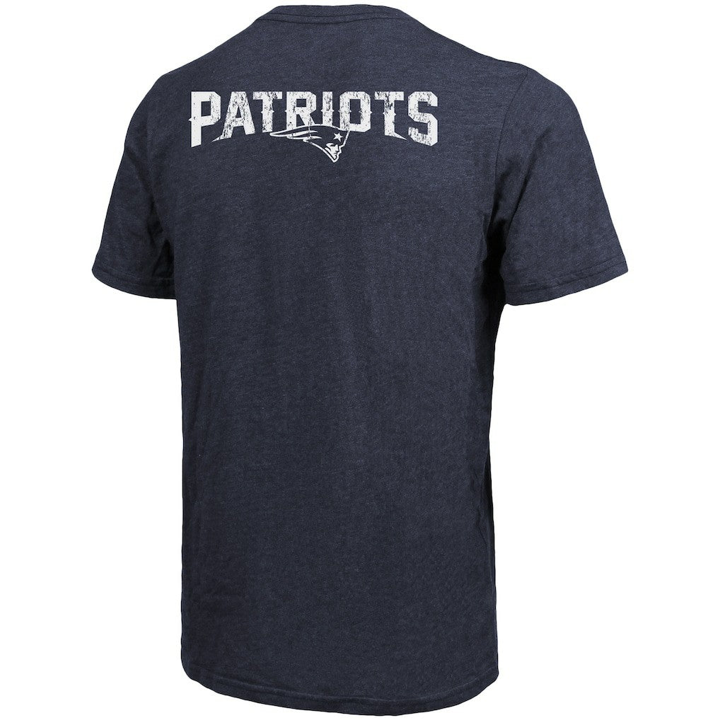 New England Patriots  Majestic Threads Tri-Blend Pocket T-Shirt
