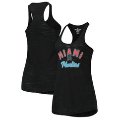 Miami Marlins Soft as a Grape Women's Multi-Count Tri-Blend Tank Top | MLB On Sale