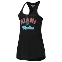 Miami Marlins Soft as a Grape Women's Multi-Count Tri-Blend Tank Top | MLB On Sale