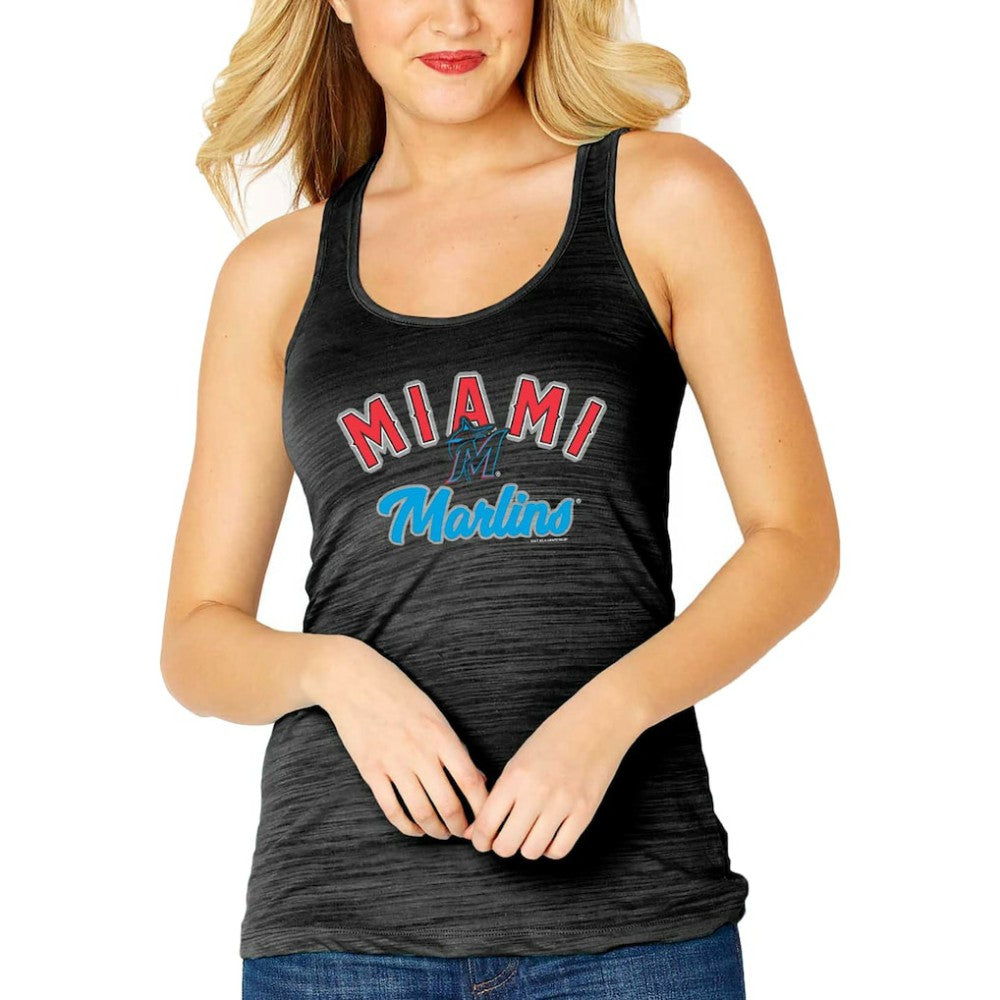 Miami Marlins Soft as a Grape Women's Multi-Count Tri-Blend Tank Top | MLB On Sale