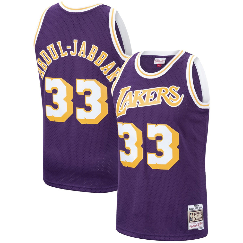 Kareem Abdul-Jabbar Los Angeles Lakers Hardwood Classics Swingman Jersey Online