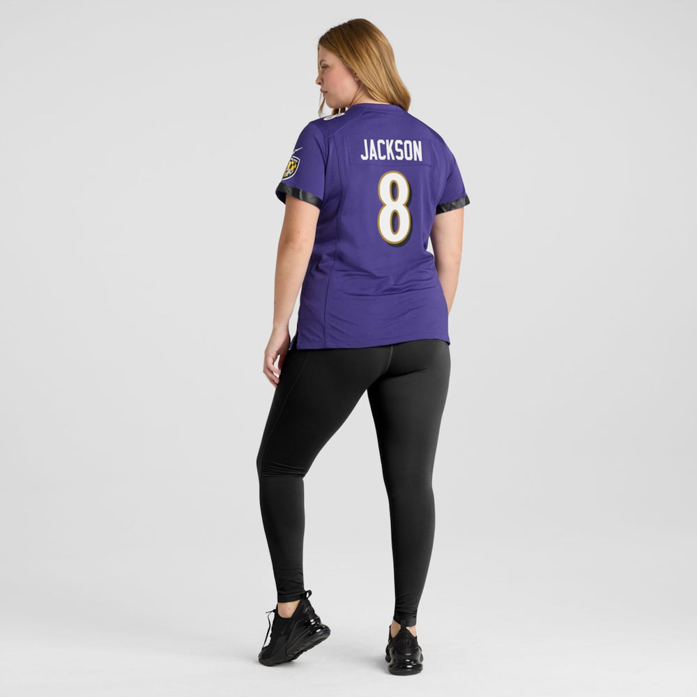 Baltimore Ravens Nike Lamar Jackson  Women's Game Player Jersey