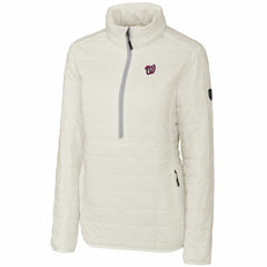 Washington Nationals Cutter & Buck Women's Rainier Half-Zip Popover Jacket | MLB Near me