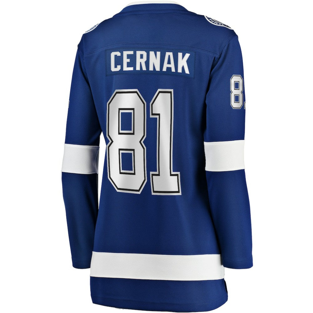 Erik Cernak Tampa Bay Lightning Fanatics Women's Home Breakaway Player Jersey Outlet