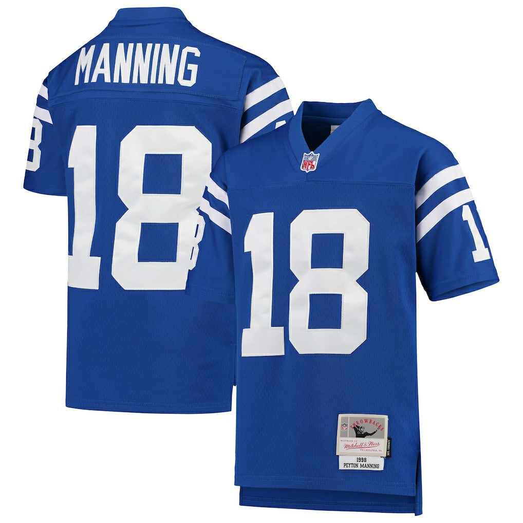 Indianapolis Colts Mitchell & Ness Peyton Manning  Youth 1998 Legacy Retired Player Jersey