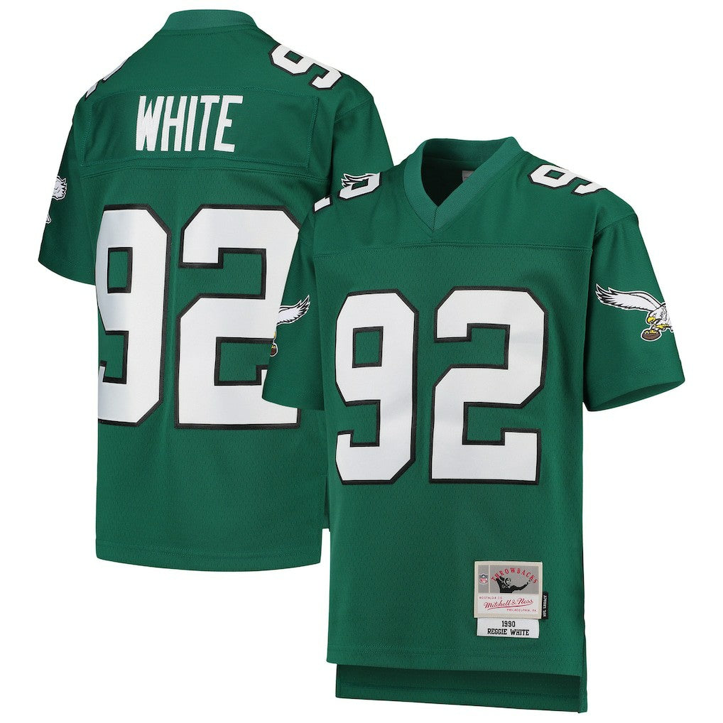 Philadelphia Eagles Mitchell & Ness Reggie White  Youth 1990 Legacy Retired Player Jersey