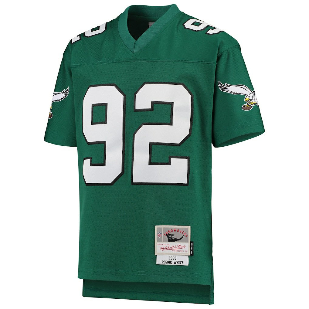 Philadelphia Eagles Mitchell & Ness Reggie White  Youth 1990 Legacy Retired Player Jersey