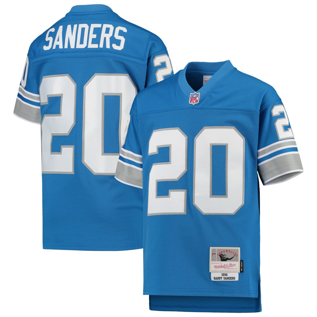 Detroit Lions Mitchell & Ness Barry Sanders  Youth 1996 Legacy Retired Player Jersey