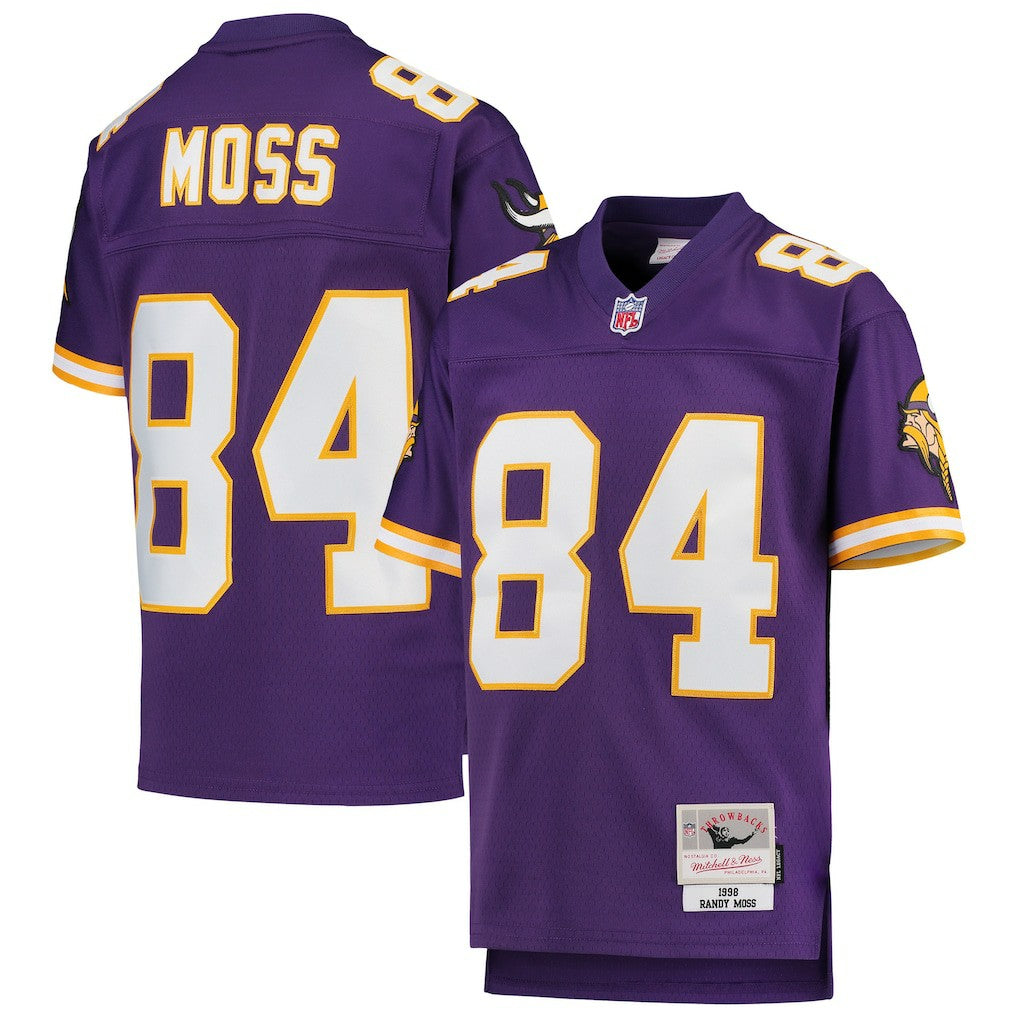 Minnesota Vikings Mitchell & Ness Randy Moss  Youth 1998 Legacy Retired Player Jersey