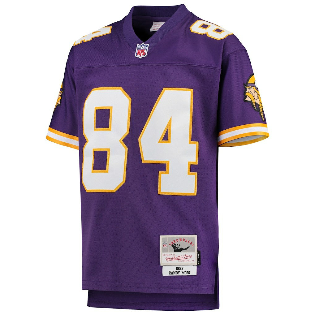 Minnesota Vikings Mitchell & Ness Randy Moss  Youth 1998 Legacy Retired Player Jersey
