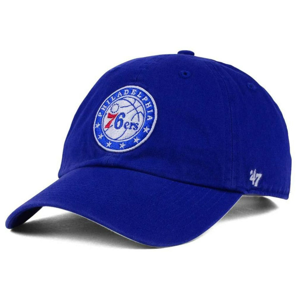 Philadelphia 76ers '47 Core Logo Clean Up Adjustable Hat New