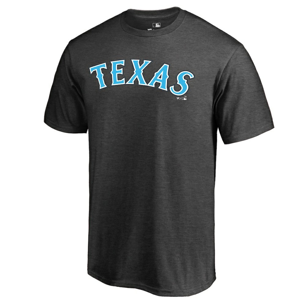 Texas Rangers Blue Wordmark T-Shirt | MLB Online