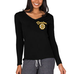 Boston Bruins Concepts Sport Women's Marathon Knit Long Sleeve V-Neck Top Sale