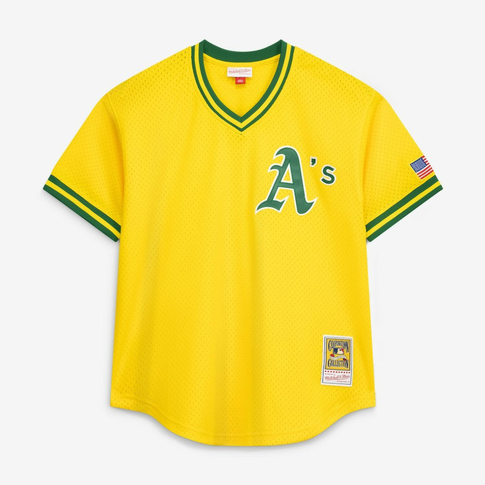 Mark McGwire Athletics Mitchell & Ness Authentic Batting Practice Jersey | MLB Outlet