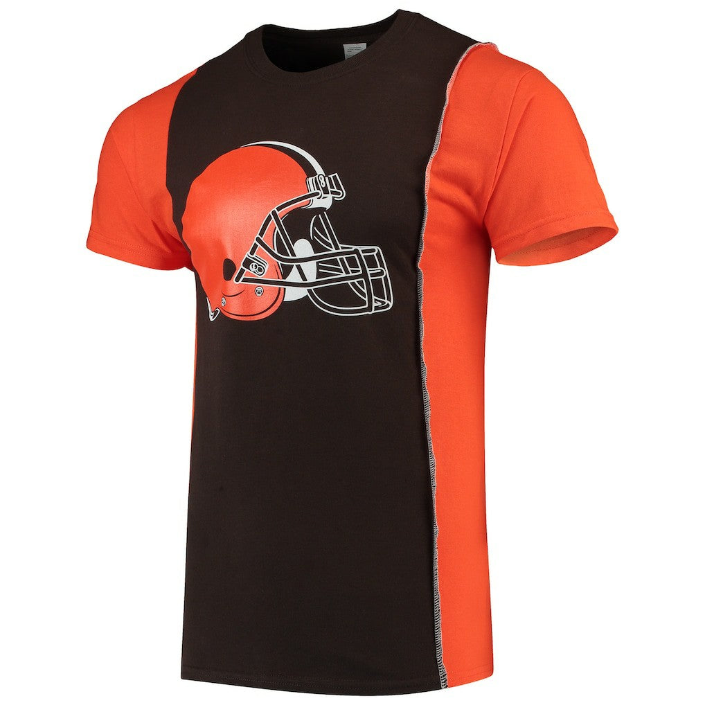 Cleveland Browns  Refried Apparel Sustainable Upcycled Split T-Shirt