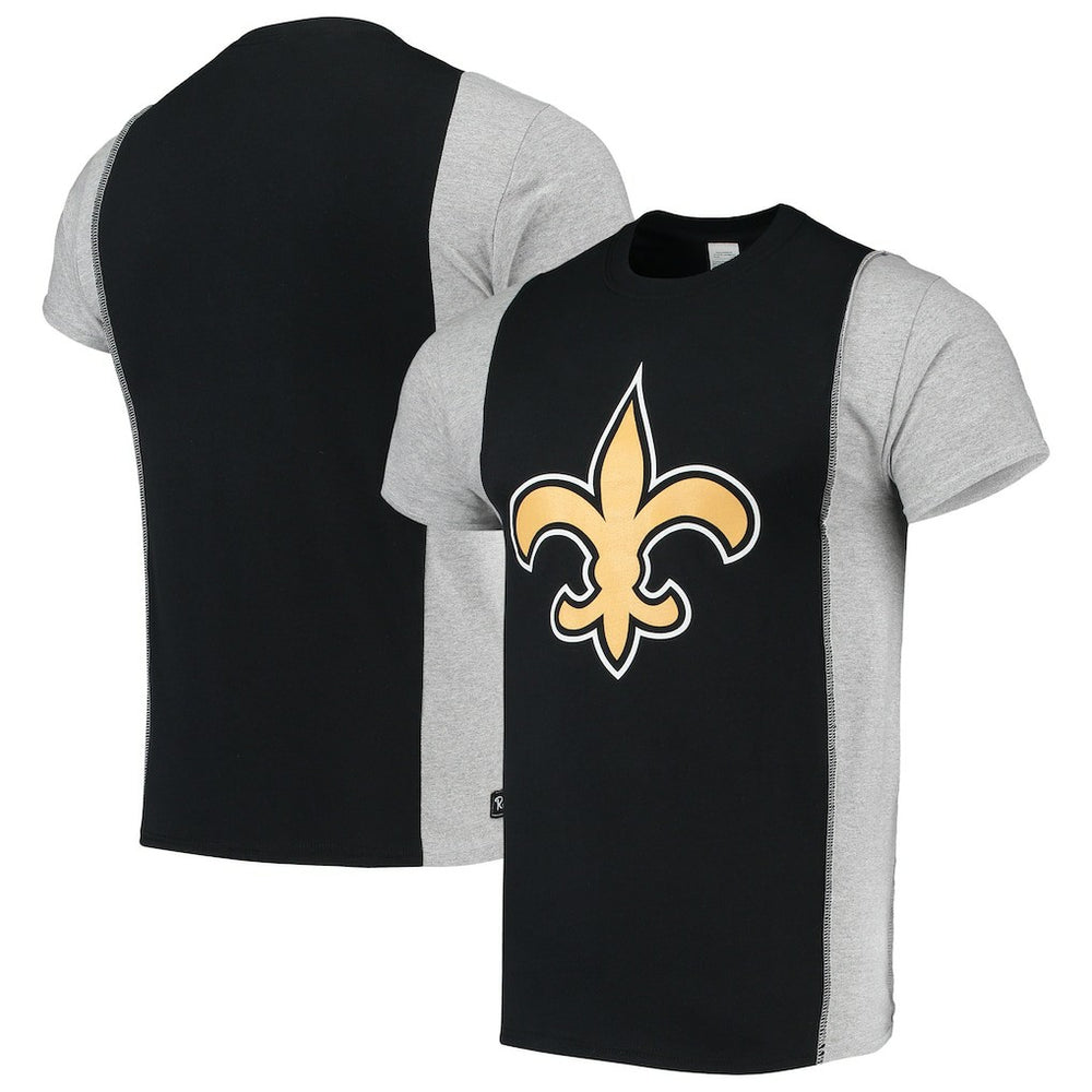 New Orleans Saints  Refried Apparel Sustainable Upcycled Split T-Shirt