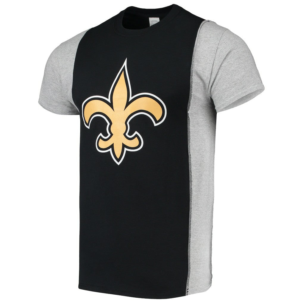New Orleans Saints  Refried Apparel Sustainable Upcycled Split T-Shirt