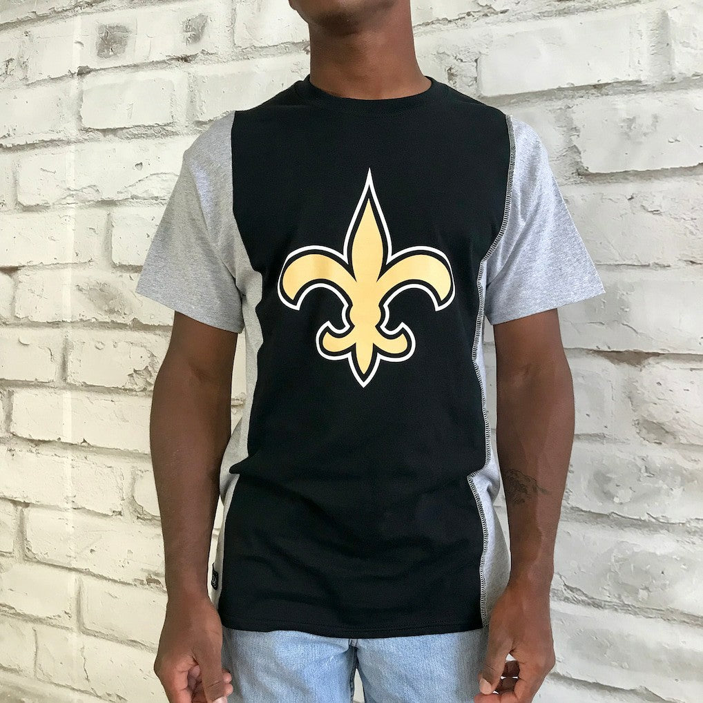 New Orleans Saints  Refried Apparel Sustainable Upcycled Split T-Shirt
