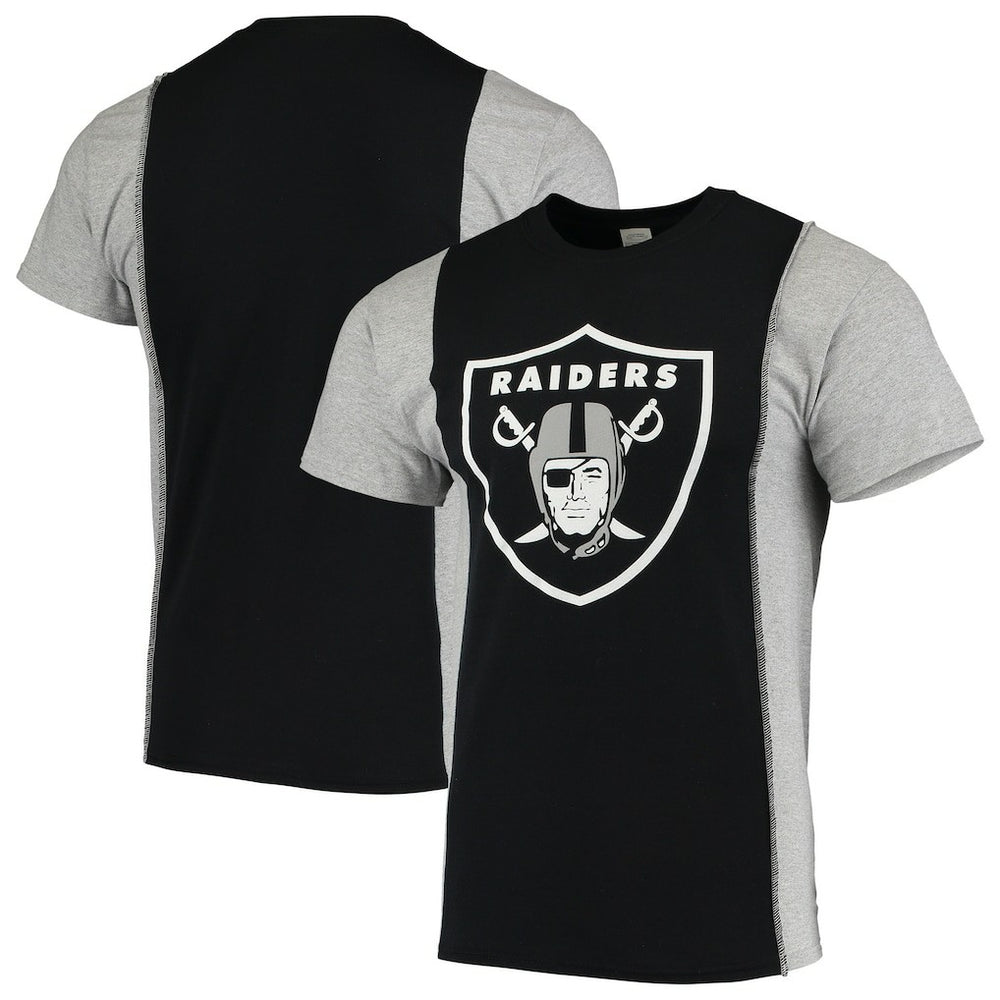 Las Vegas Raiders  Refried Apparel Sustainable Upcycled Split T-Shirt