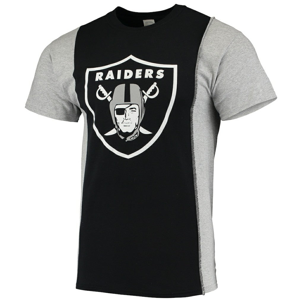 Las Vegas Raiders  Refried Apparel Sustainable Upcycled Split T-Shirt