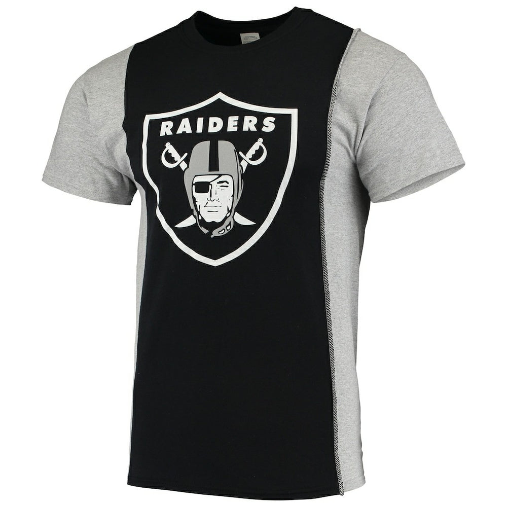 Las Vegas Raiders  Refried Apparel Sustainable Upcycled Split T-Shirt