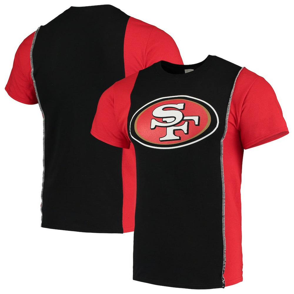 San Francisco 49ers  Refried Apparel Sustainable Upcycled Split T-Shirt