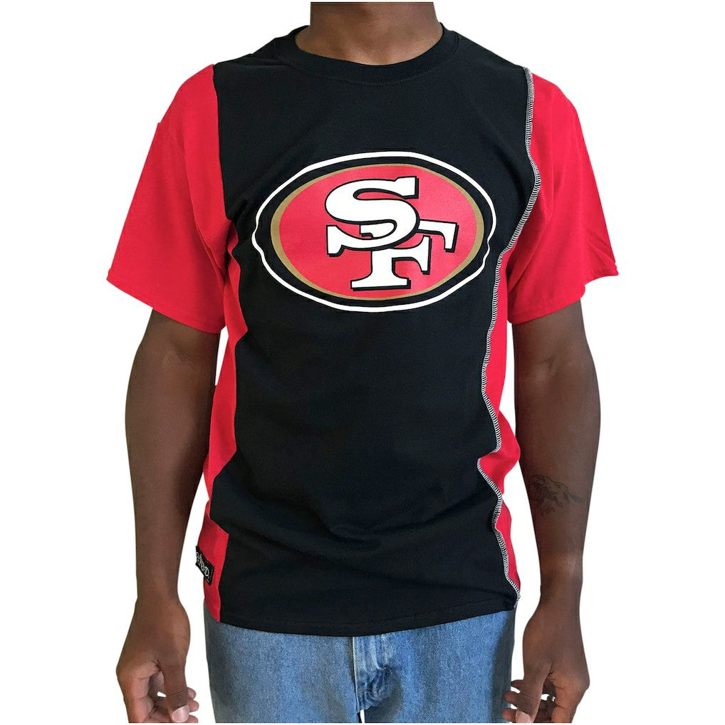 San Francisco 49ers  Refried Apparel Sustainable Upcycled Split T-Shirt