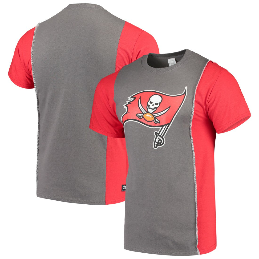 Tampa Bay Buccaneers  Refried Apparel Sustainable Upcycled Split T-Shirt