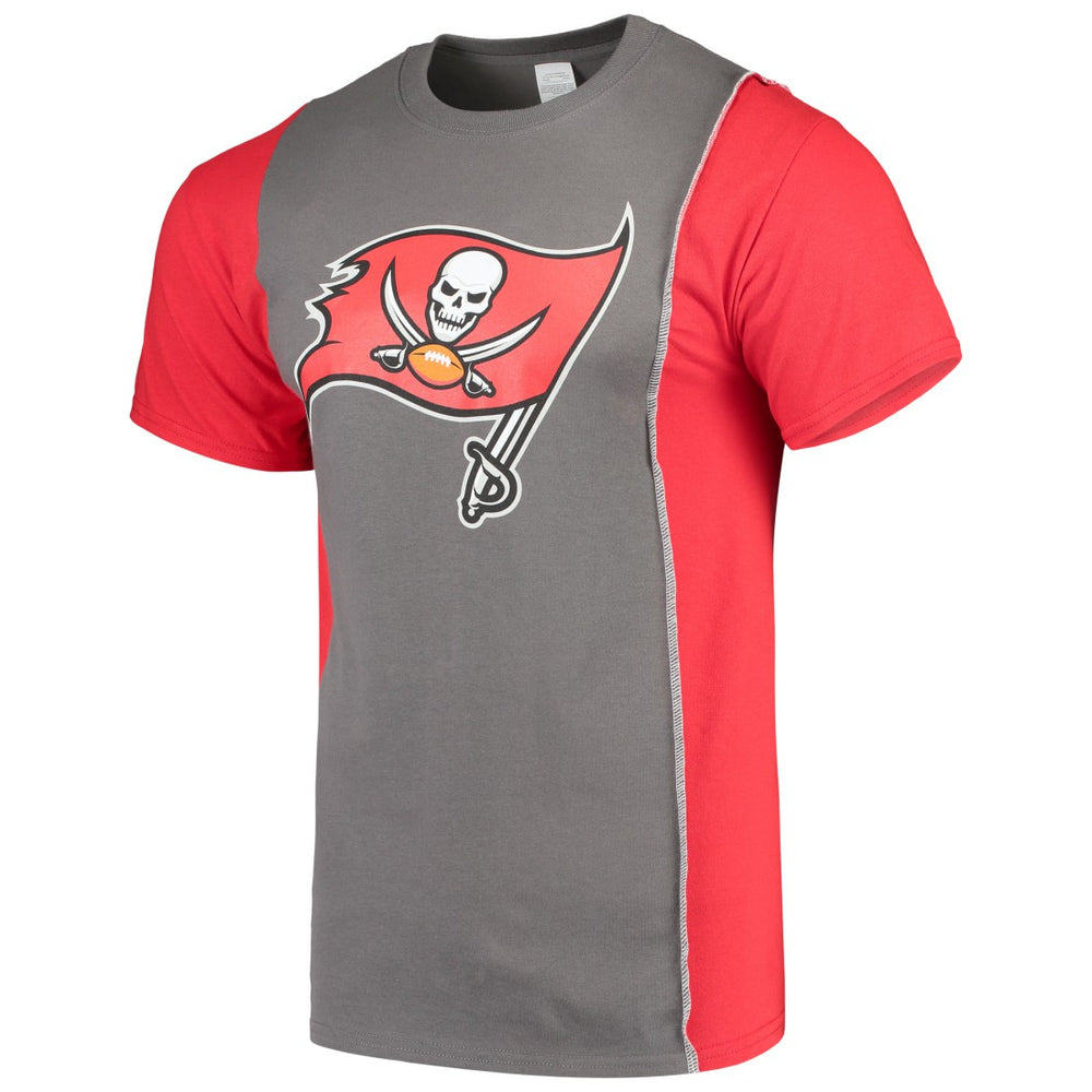 Tampa Bay Buccaneers  Refried Apparel Sustainable Upcycled Split T-Shirt